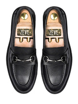 no2-PENNY-LOAFER-HORSEBIT-BUCKLE-BLACK-PEBBLE-GRAIN-LEATHER-_COMBAT-SOLE_-zeve-kuala-lumpur-men-shoes - Zeve