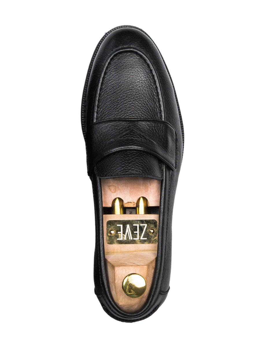 no4-WAYNE-PENNY-LOAFER-BLACK-PEBBLE-GRAIN-zeve-kuala-lumpur-men-shoes-_1 - Zeve
