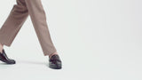 Leo Duo Strap Loafer - Coffee (Hand Painted Patina)