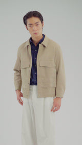 Corduroy Jacket - Taupe