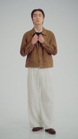 Zander Suede Jacket - Brown