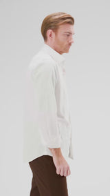 Emanuel Shirt - White One-piece Collar