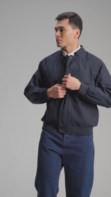 Fortis Bomber Jacket - Dark Blue