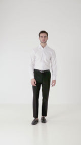 Formal Shirt - White Windsor Collar (Aqua-Free)