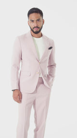Single Breasted Suit Blazer - Panther Plain (Notch Lapel)