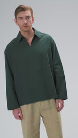 Aris Linen Shirt - Green