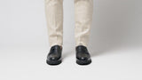 Penny Loafer - Black Leather (Eva Combat)