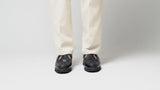 Perry Weave Loafer - Solid Black Leather (Eva Combat)