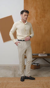 Seersucker Shirt - Yellow