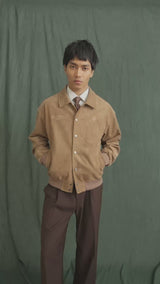 Harvard Suede Jacket - Mocha