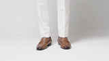 Martino Penny Loafer - Coffee (Hand Painted Patina)