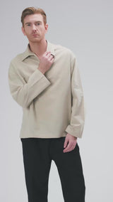 Aris Linen Shirt - Oat
