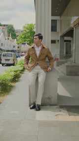 Zalta Safari Jacket -  Camel