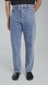 Palermo High Waisted Jeans - Light Blue (Wide Fit)