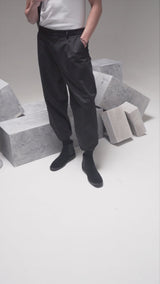 Stefano Boots - Black Suede Leather (Crepe Flex)