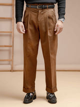 sienahighwaistpleated_brown2_2 - Zeve