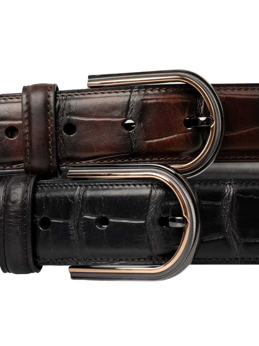 Leather-Belt-Croco-Close-Up - Zeve