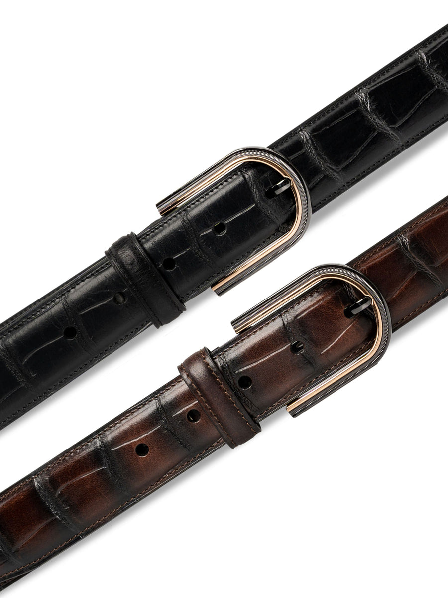 Leather-Belt-Croco-Main - Zeve