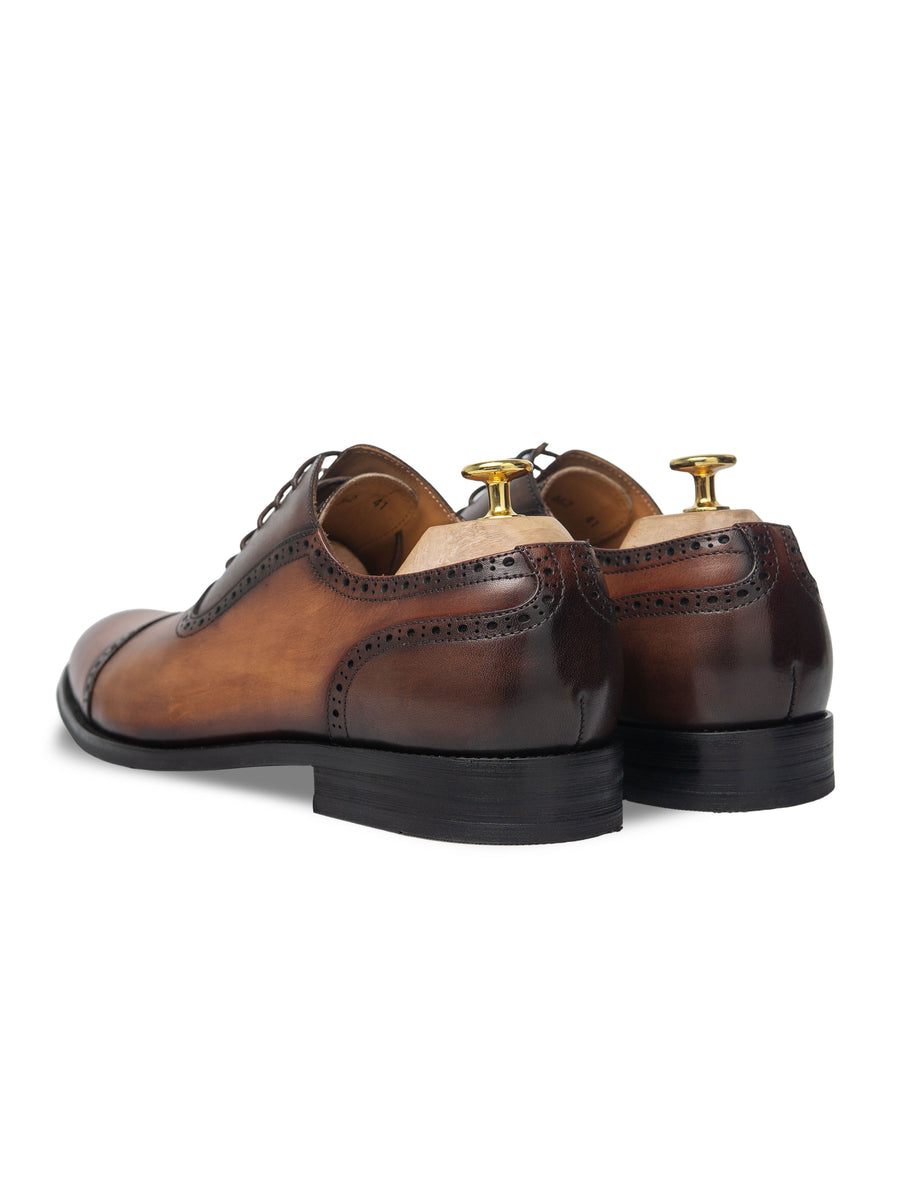 Oxford-Cap-Toe-Adelaide-Cognac-Tan-Lace-Up-_PATINA_3 - Zeve