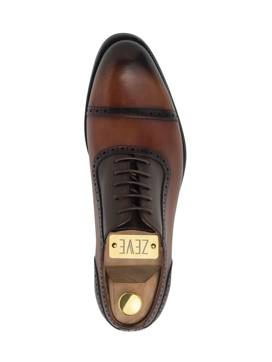 Oxford-Cap-Toe-Adelaide-Cognac-Tan-Lace-Up-_PATINA_4 - Zeve