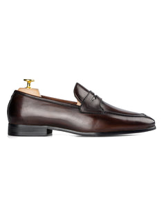 Penny-Loafer-Wing-Strap-Dark-Brown_01 - Zeve