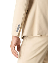 Single-Breasted-Suit-Blazer-Beige-Plain_03 - Zeve