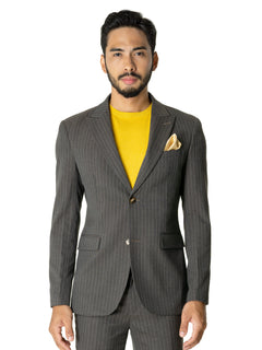 Single-Breasted-Suit-Blazer-Dark-Grey-Stripes_01 - Zeve
