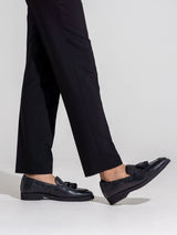 tassel-loafer-black-pebble-grain-men-shoes-zeve-international - Zeve