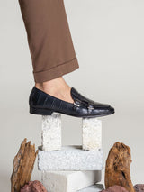 zeve-belgian-double-monk-croco-black - Zeve